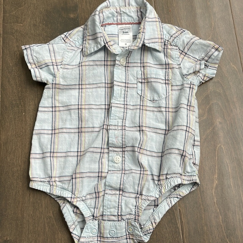 Carters 3M Baby dress onesie